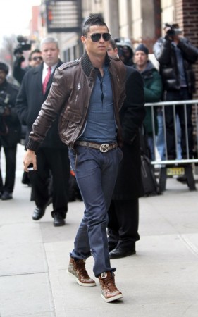 Ronaldo Jacket on Cristiano Ronaldo Guccil Jacket Sneakers Actus