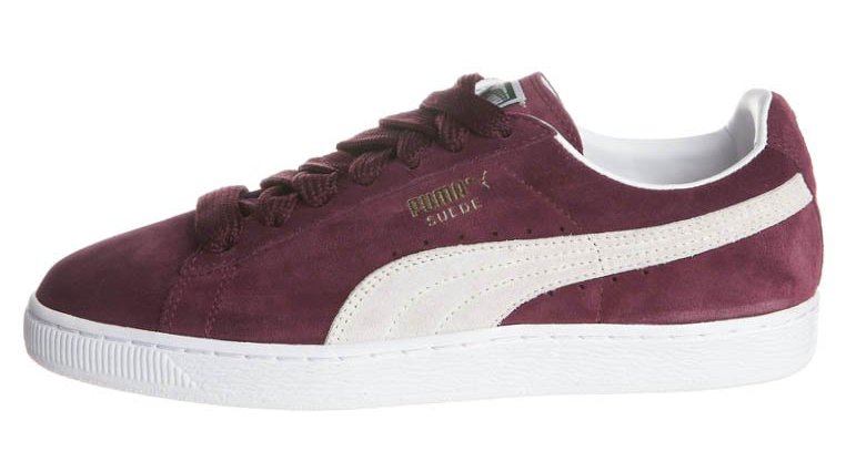 puma suede mono bordeaux