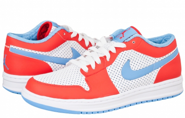 air-jordan-low Air Jordan 1 Low White / Unvarsity Blue / Chilling Red