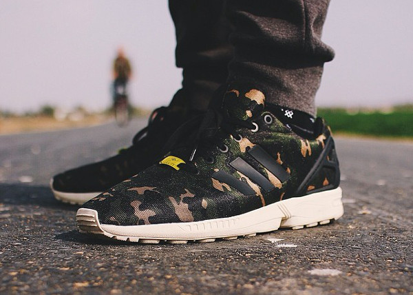 chaussure adidas zx flux militaire