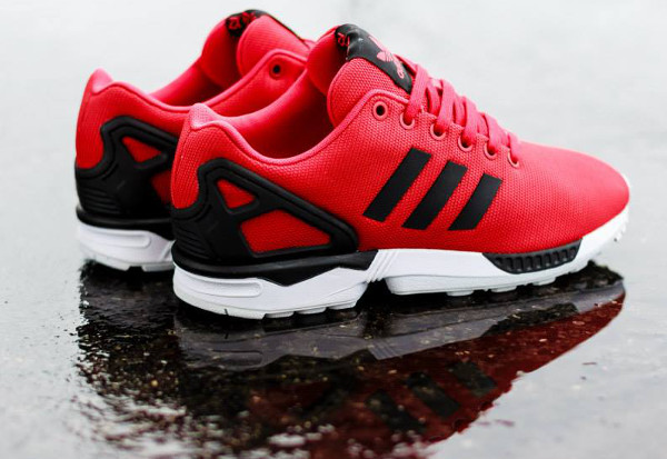 adidas zx flux rouge fluo