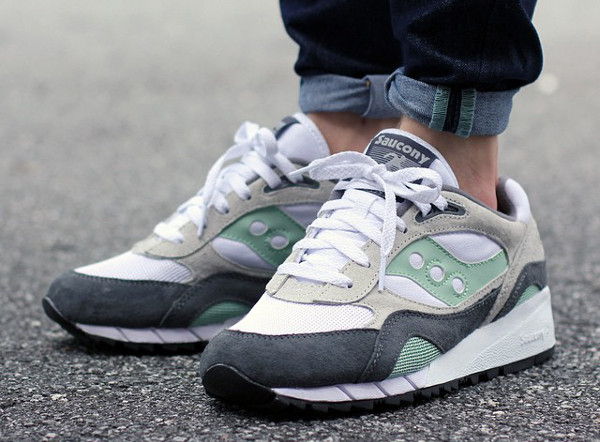 saucony men's shadow 6000 running man running shoes whitegreen