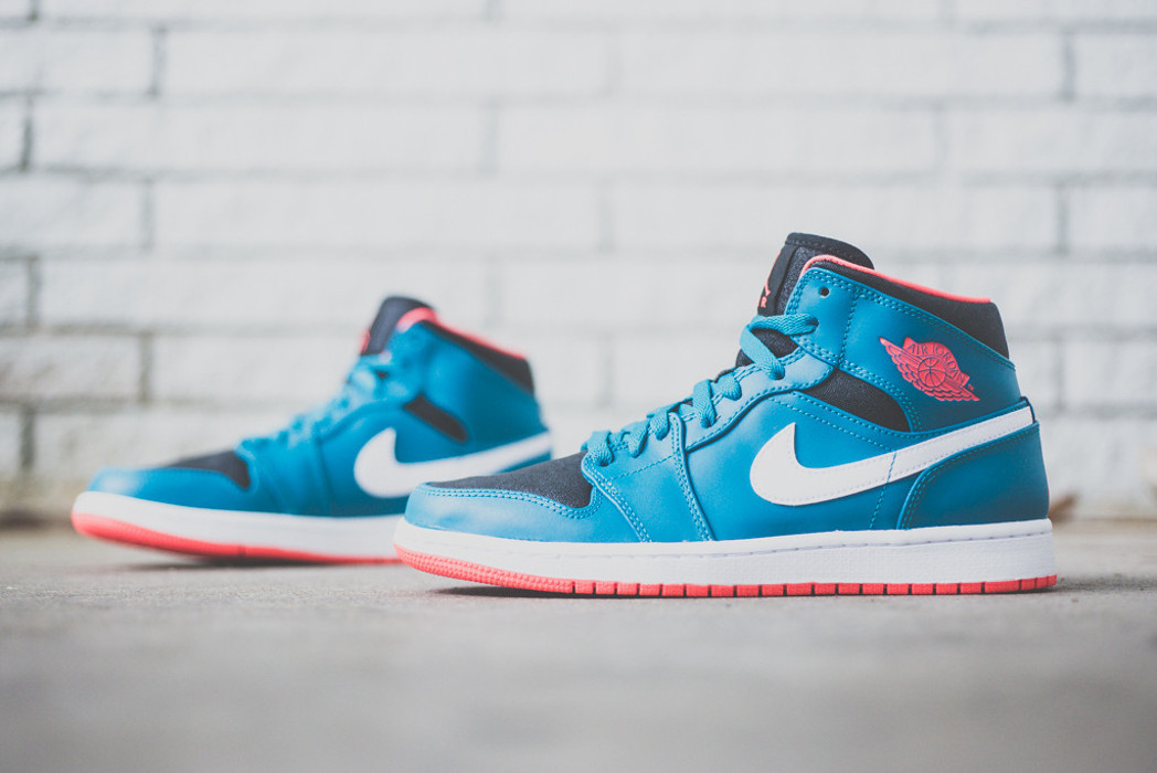 jordan 1 mid teal green