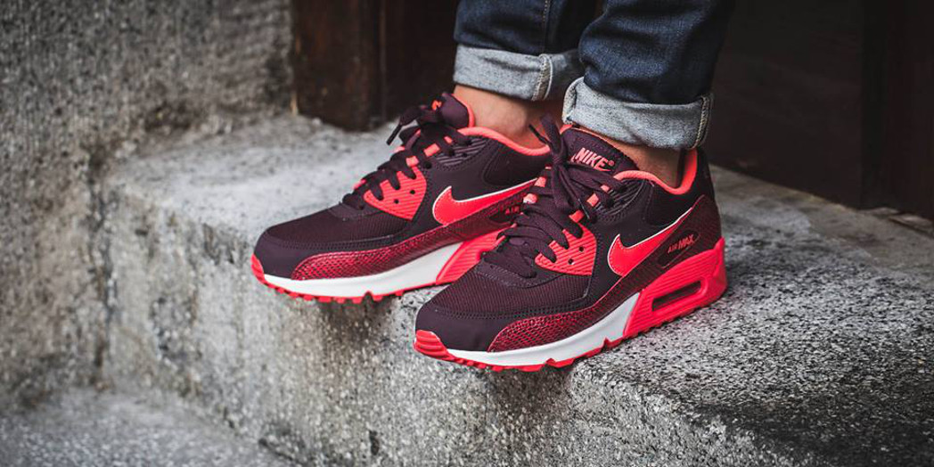 nike air max 90 burgundy