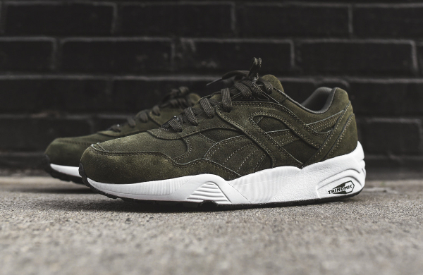 puma trinomic vert kaki