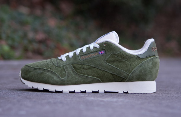 reebok classic leather suede femme