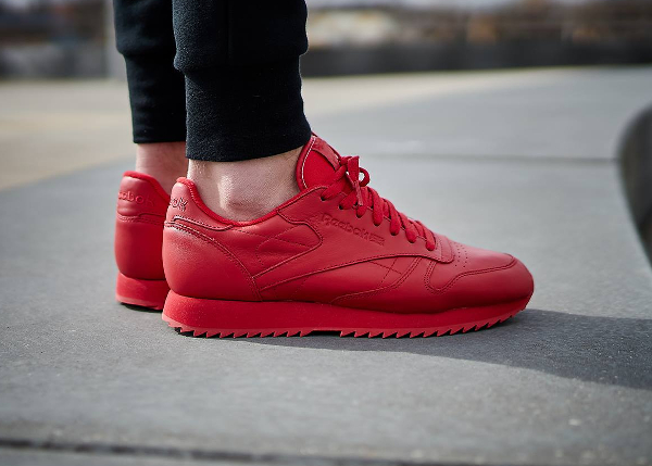 reebok classic leather femme rouge