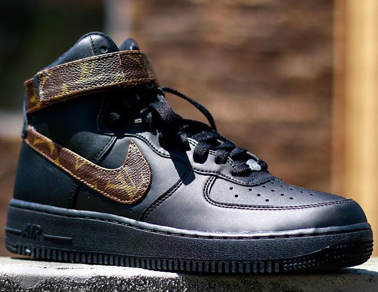 Louis Vuitton Drippy Custom Nike Air Force 1 | Confederated Tribes of the Umatilla Indian ...