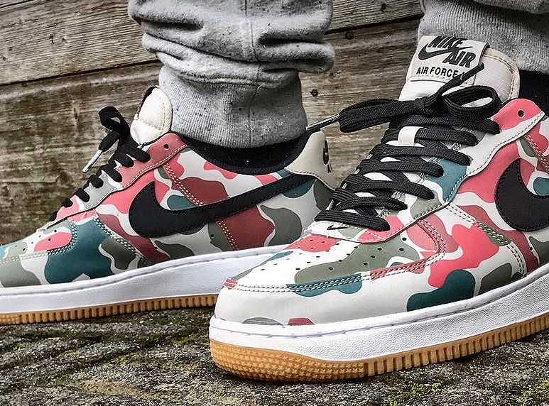 air force 1 reflective duck camo