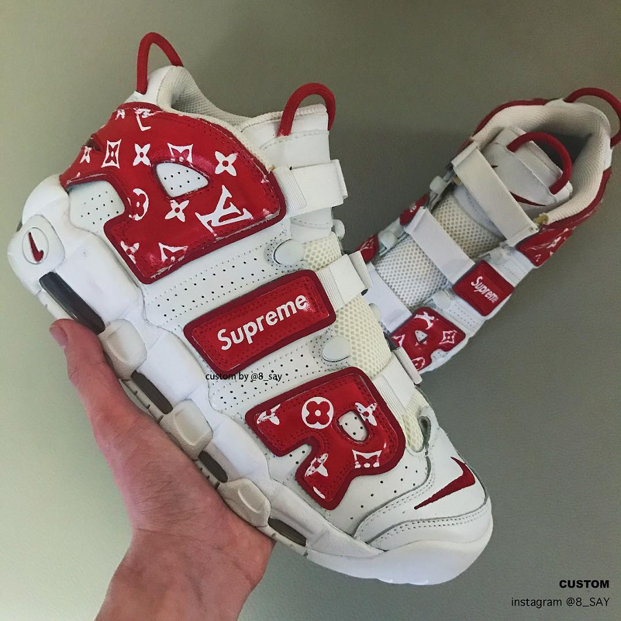 Supreme x Louis Vuitton x Adidas NMD R1 &#39;Triple Red&#39;