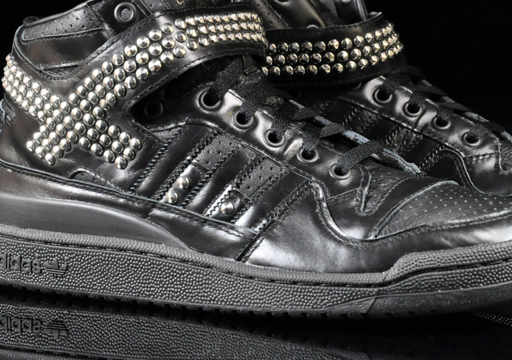 Adidas Forum Mid Studded Black 06