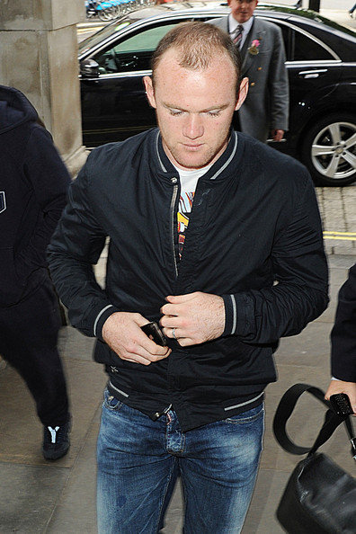 Wayne Rooney en veste Dior Homme