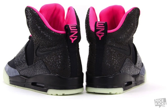 black pink nike air yeezy 2