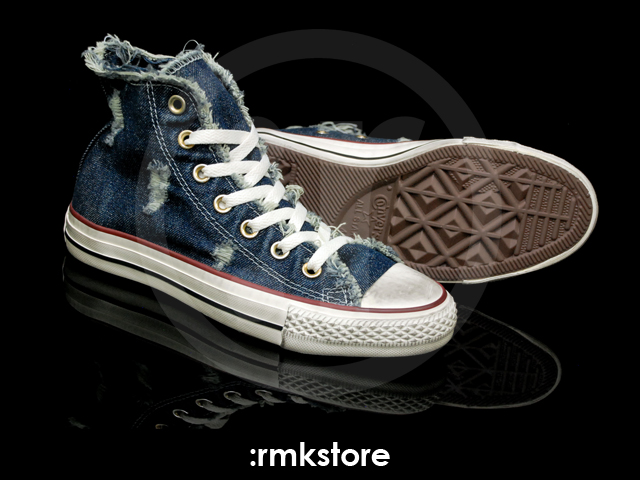 converse navy denim