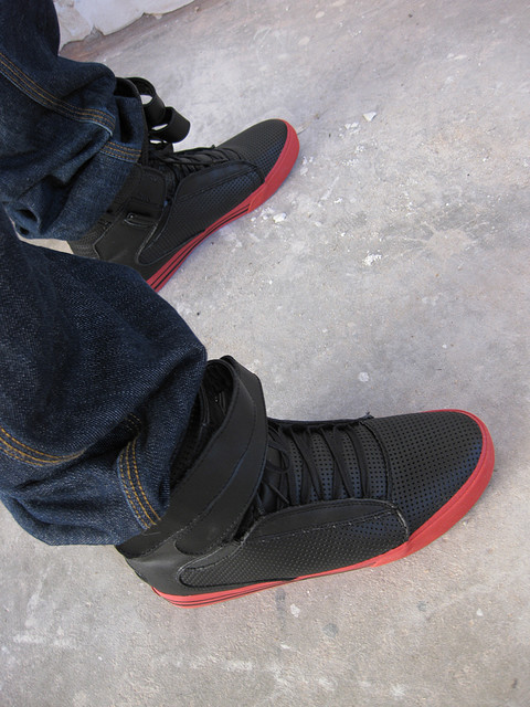 Supra TK Society Black Red Perf