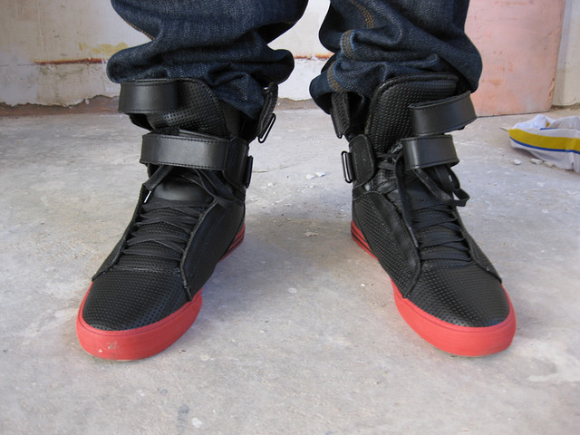 Supra TK Society Black Red Perf