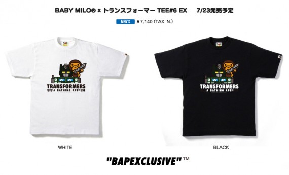 La collection A Bathing Ape (Bape) x Transformers