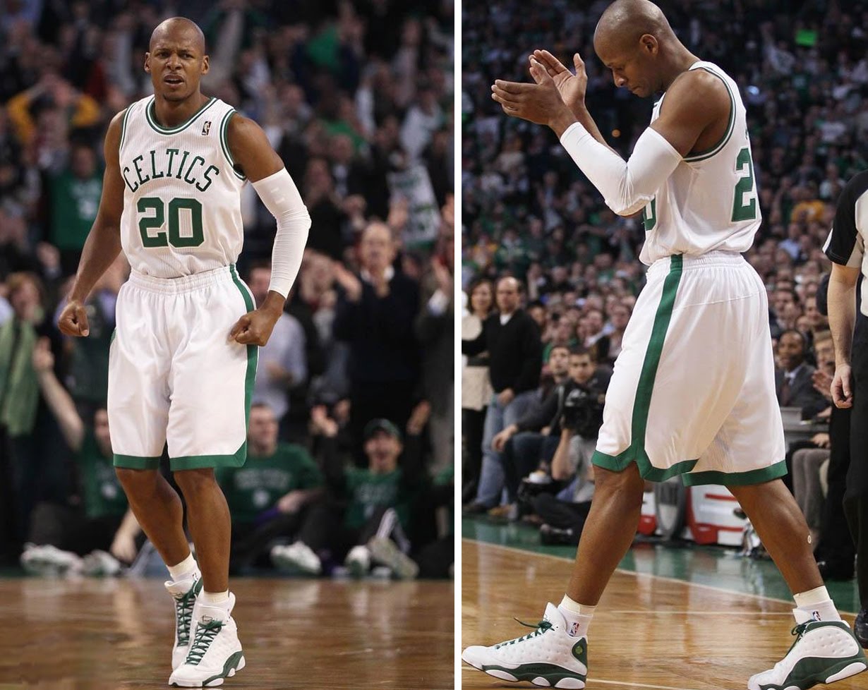 Air Jordan 13 Ray Allen Boston Home PE