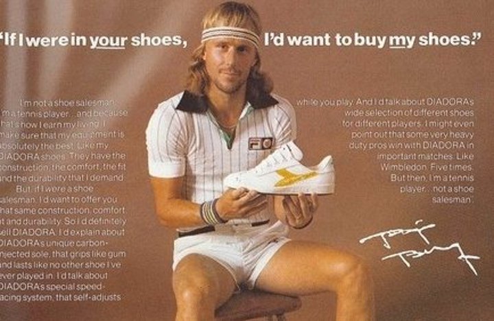 Publicité Diadora Bjorg Elite