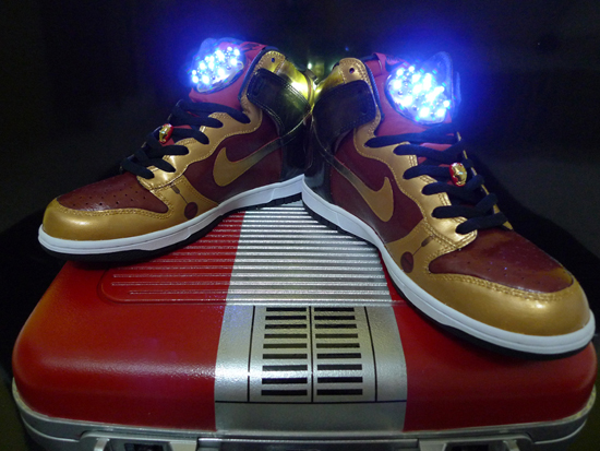 Nike Dunk High Ironman customisée