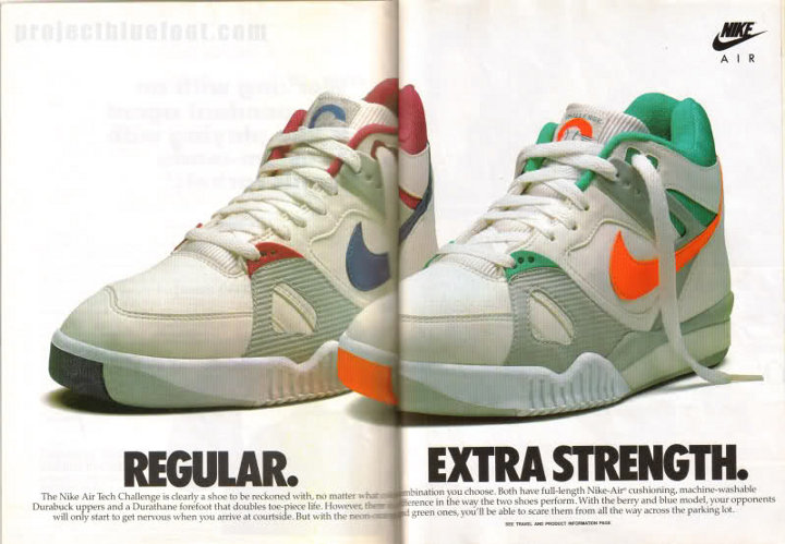 Publicité Nike Air tech Challenge 2 