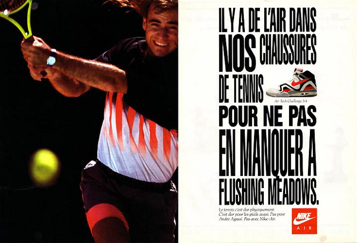 Publicité Nike Air tech Challenge 