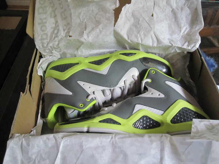 Reebok Kamikaze 3 (III)  Mid NC (rivet grey / steel / green) x Swizz Beatz 