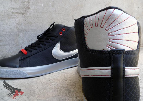 Nike Blazer “Rising Sun” (soleil levant) par Fresh & Fly