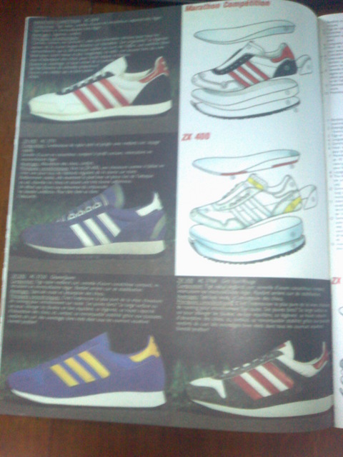 Marcha atrás Licuar software Adidas le catalogue de 1984 : Adidas Tampico, Zebra, Gym, Rom, Mustang
