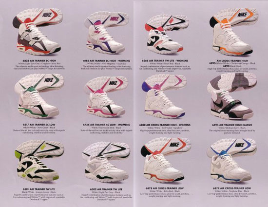 Catalogue Nike printemps 1991
