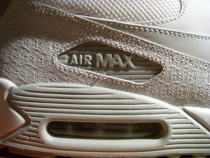 Nike Air Max 90 Powerwall 3 Decades Of Cushioning All White