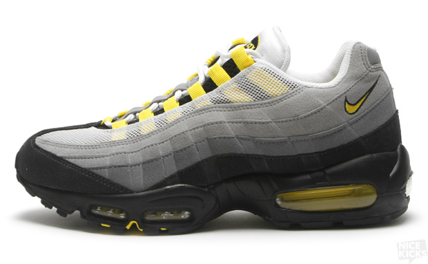 Nike Air Max 95 White / Tour Yellow Natural Grey 