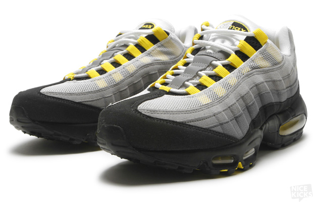 Nike Air Max 95 White / Tour Yellow Natural Grey 