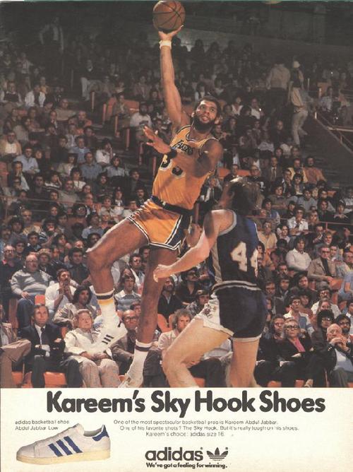 Publicité Adidas Karim Abdul Jabbar Low