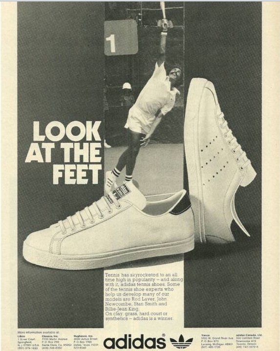 Publicité Adidas de 1974