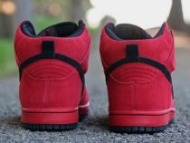 Nike Dunk High SB Red Suede - Devil