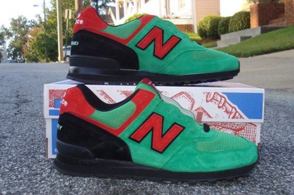 Basket customisee Chaussures New Balance 574 Low End Theory Under Armour negras talla 20