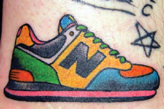 Tatouage sneakers
