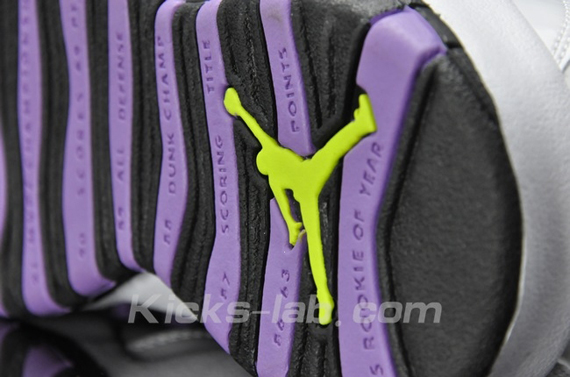 Air Jordan 10 (X) White Purple /Volt