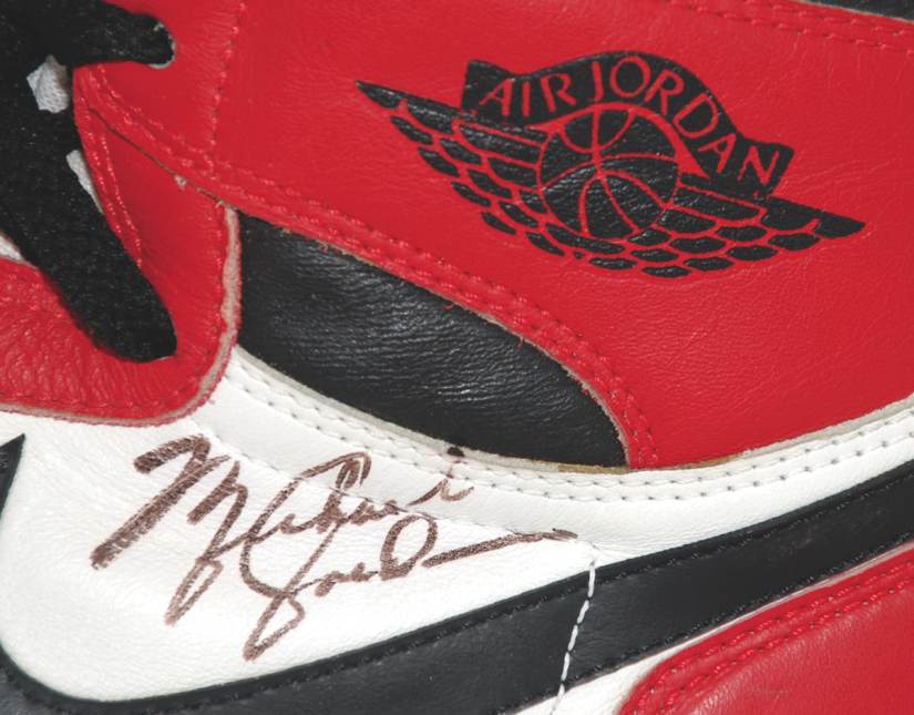Combien vaut une Air Jordan 1 portée par Michael Jordan ?