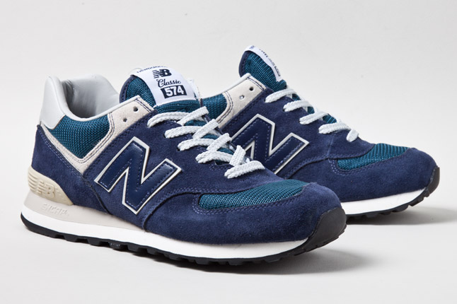 New Balance 574 Navy Sunset Burgundy 1 collection de feu