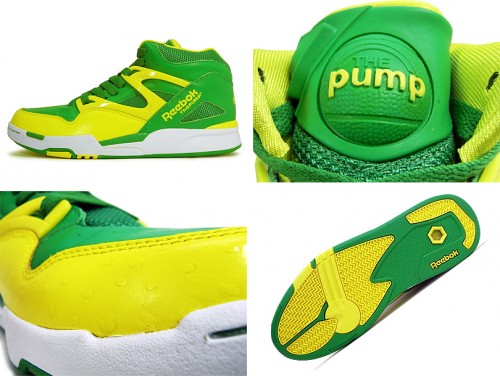 Reebok Pump Omni Lite Yellow Green