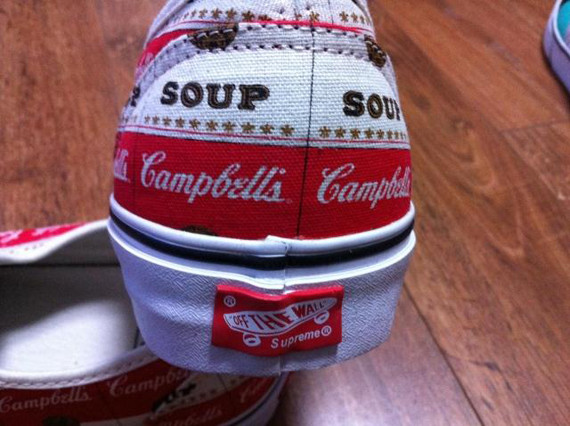 Supreme x Vans Authentic ‘Campbell Soup’