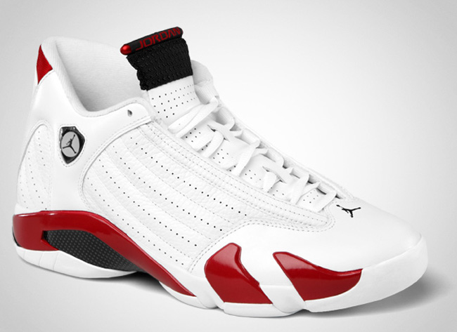 Air Jordan 14 White / Varsity Red