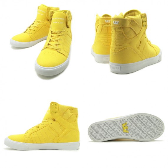 Supra skytop deals yellow peeps