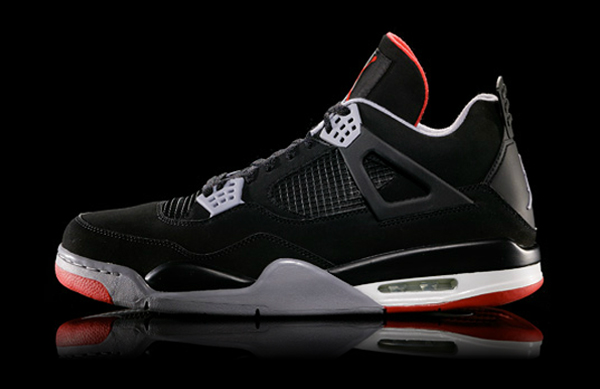 jordan 4 black fire red cement grey