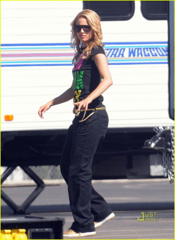 Dianna Agron en Nike Dunk