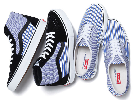 Supreme x vans slip ons 2025