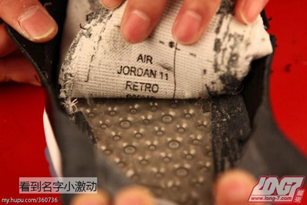 Air Jordan 11 Concord disséquée 