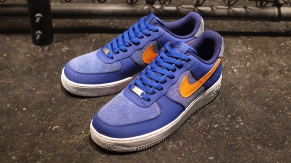 Nike Air Force 1 Storm Blue & Jersey Gold